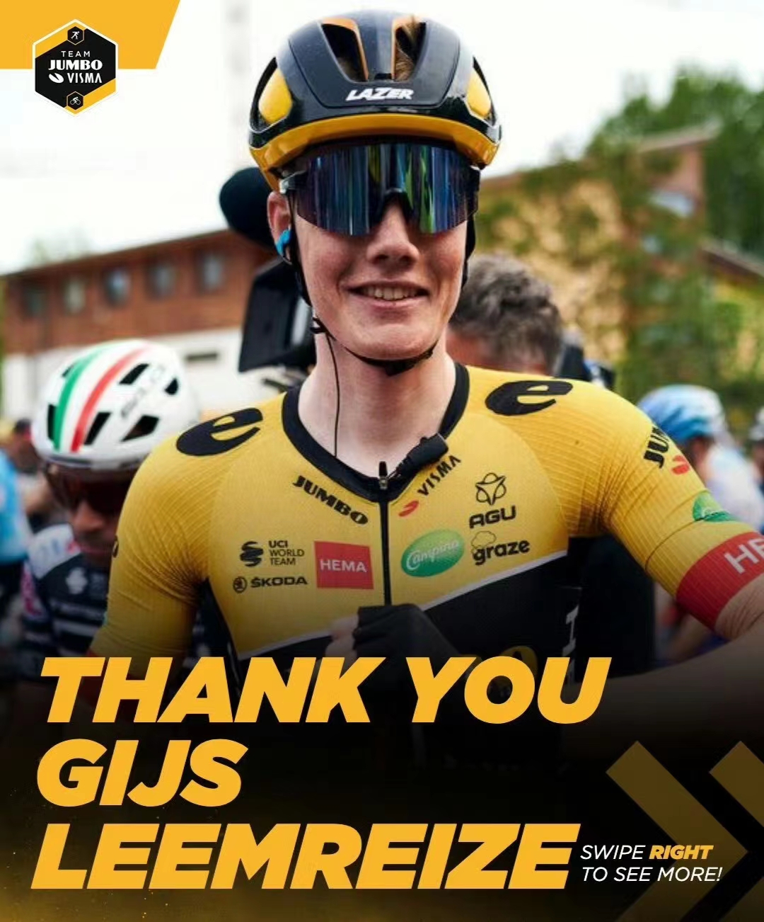 Gijs Leemreize neemt afscheid van Jumbo Racing Team en begint aan een nieuwe reis met DSM